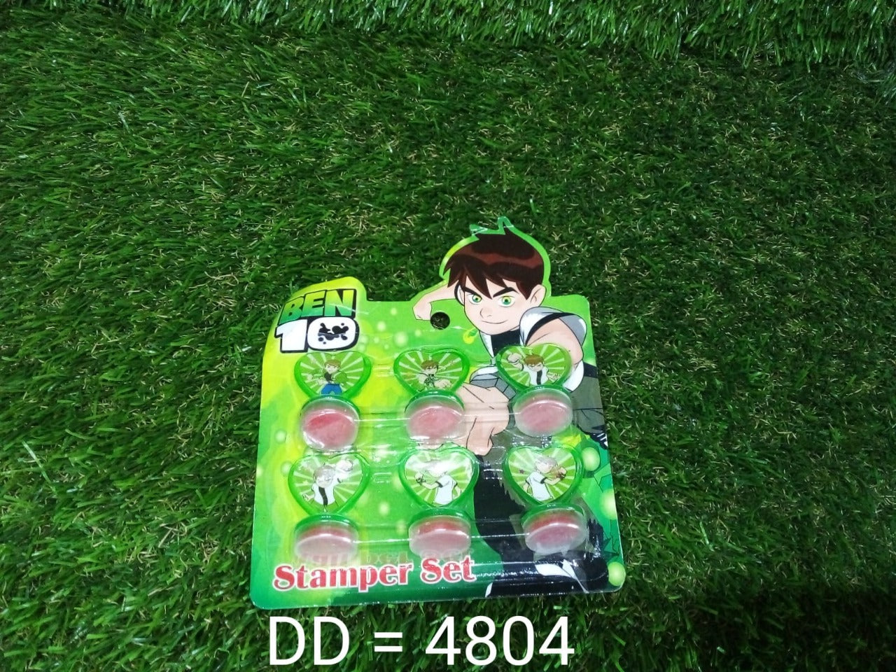 4804 Unique Cartoon character Heart Shape Stamps 6 pieces for Kids Motivation and Reward Theme Prefect Gift for Teachers, Parents and Students (Multicolor)