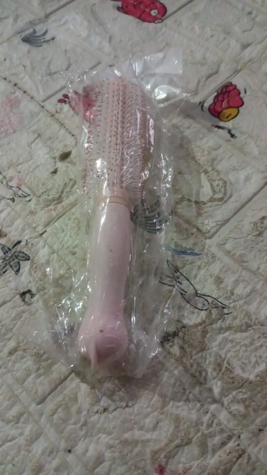 Massage Comb, Air Cushion Massage Hair Brush Ergonomic Matt Disappointment for Straight Curly Hair Cushion Curly Hair Comb for All Hair Types, Home Salon DIY Hairdressing Tool (1 Pc)