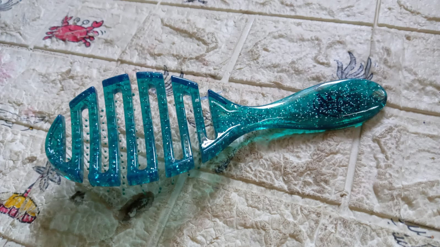 Anti-static Scalp Massage Hair Brush Comb for Curly Straight Hair, Womens Hair Brush Wet, Detangling Brush for Curly Hair Detangler, Wet Hair Brush Detangler, Girls Hair Brush (1 Pc )