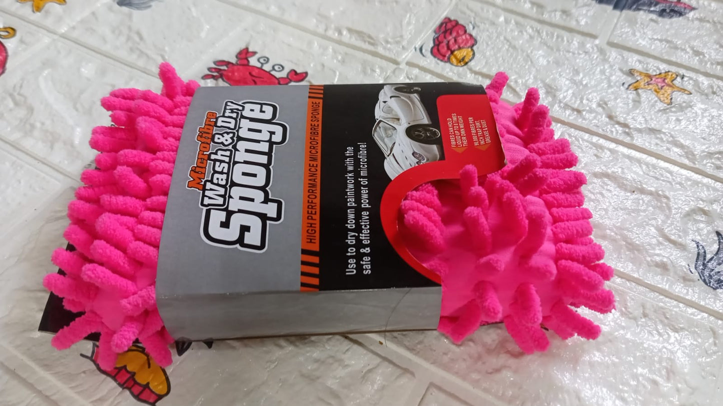 Multipurpose Microfiber Duster Whiteboard Eraser Washable Dry Eraser Board Eraser Cleaning Sponge for Chalk, Classroom Teacher Supplies, Home and Office, Car Washing Scratch-Free Microfiber Brushes