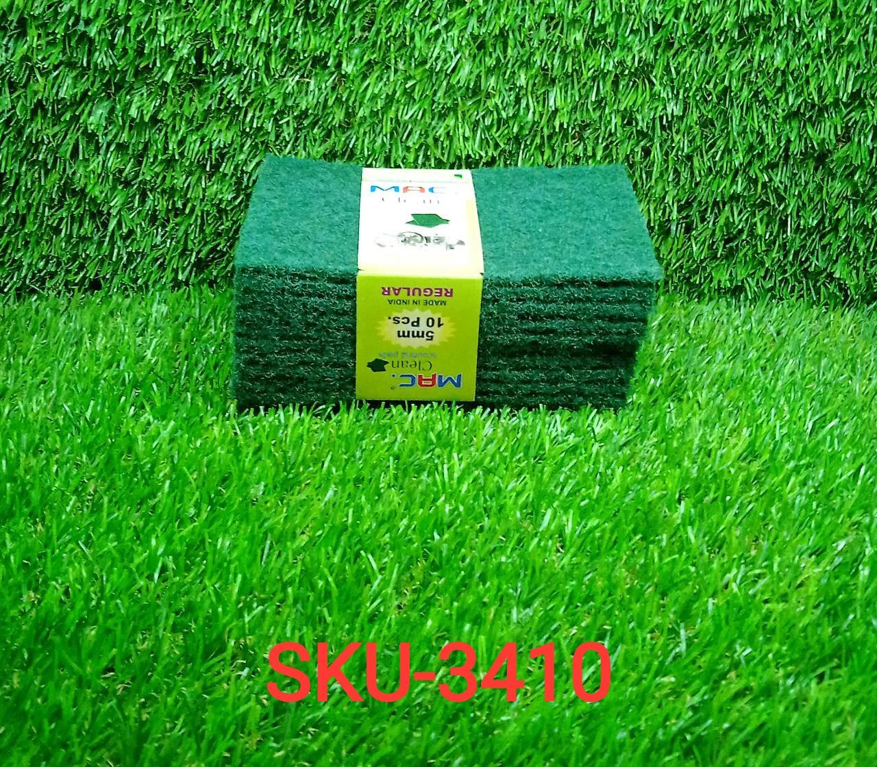 Scrub Sponge Cleaning Pads Aqua Green 10PCS