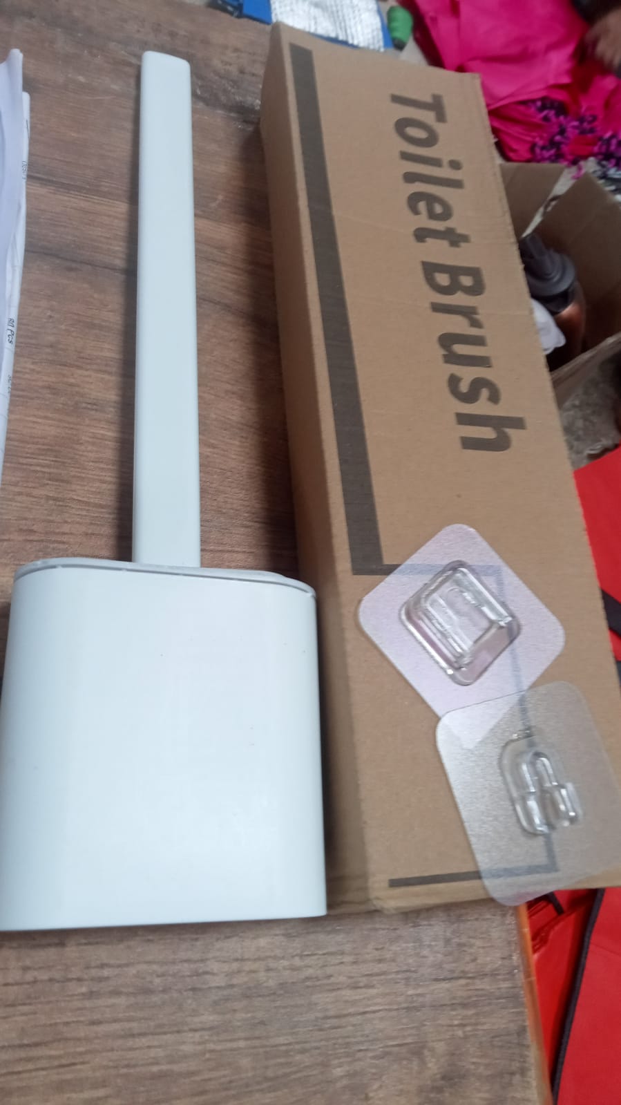 Silicone Toilet Brush with Holder Stand for Bathroom Cleaning