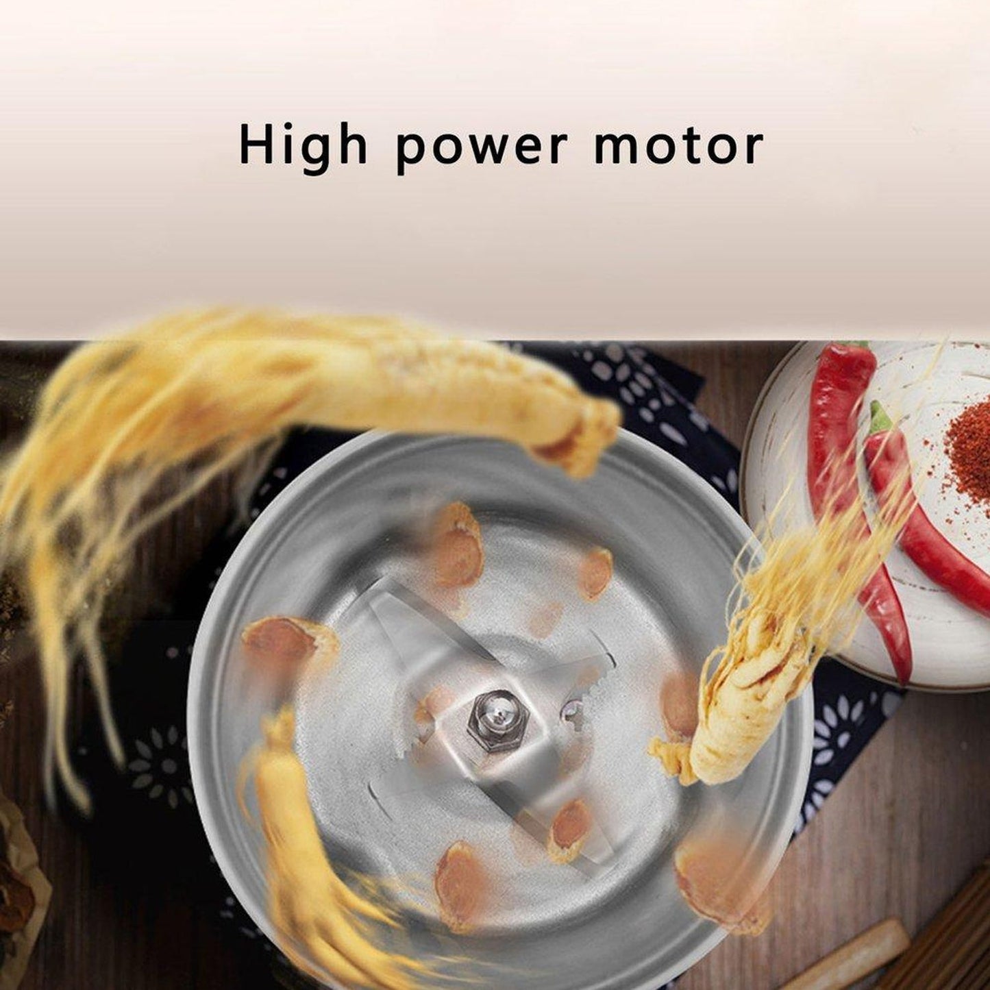 2515A Mini Electric Stainless Steel Multifunction Smash Machine 