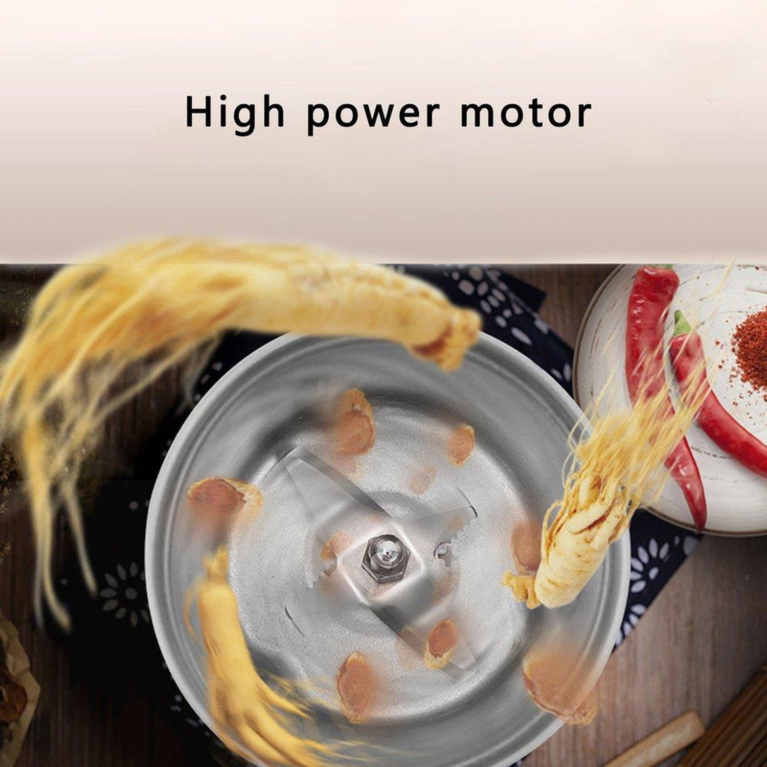 2515A Mini Electric Stainless Steel Multifunction Smash Machine 