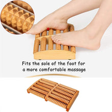 7262 Wooden Foot Massager Roller Reflexology Foot Massager for Increase Blood Circulation and Plantar Fasciitis Relieve Pain 