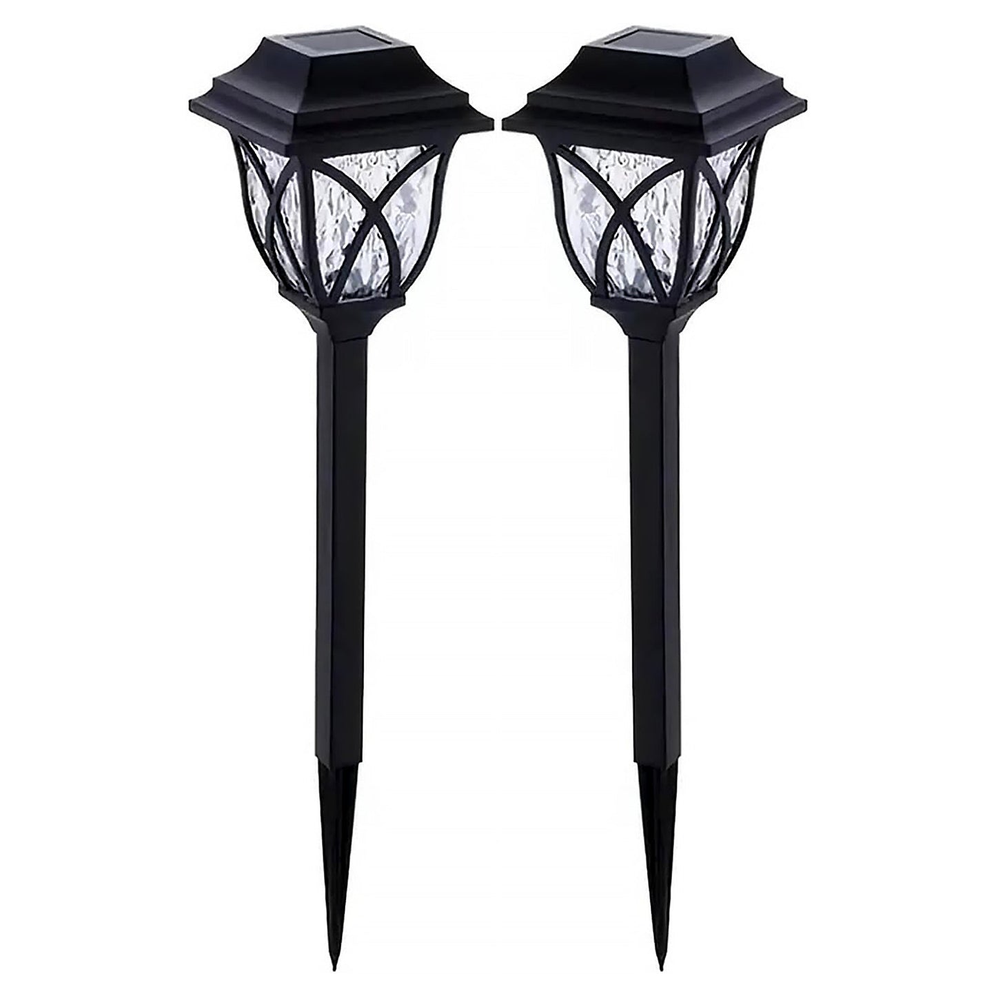 Solar Garden Lights LED Outdoor Stake Spotlight Fixture for Garden Light (Pack of 2pc )