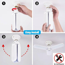 6171 Fan Blade LED Light Bulb, Super Bright Angle Adjustable Home Ceiling 