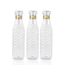 7116 Water Bottle With Diamond Cut Used By Kids, Children's  ( 3 pcs ) 
