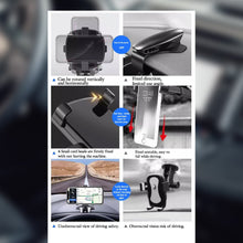 6280 Car Mobile Phone Holder Mount Stand with 180 Degree. Stable One Hand Operational Compatible with Car Dashboard. 