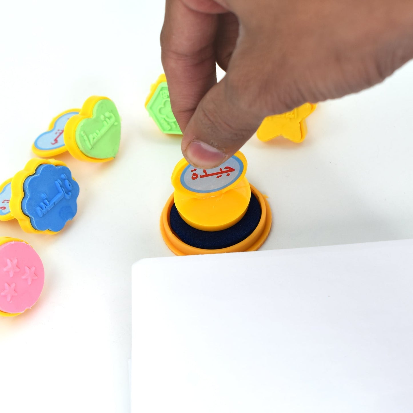 4802 Unique Different Shape Stamps 7 pieces for Kids Motivation and Reward Theme Prefect Gift for Teachers, Parents and Students (Multicolor) 