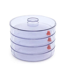 070 Plastic 4 Compartment Sprout Maker, White Sai Krupa Emart