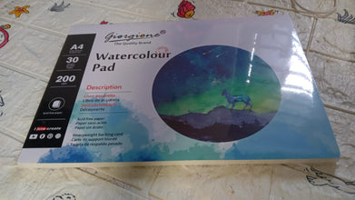 Watercolor Paper Pad,1 Pack,200gsm,A4 8.3