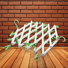 Big Adjustable Clothes Hanger, Windproof Tumble Dryer, Extendable, Socks Washing Liner, Plastic Drying Rack, Sock Hanger, Foldable Hanger, Underwear Dryer with 29 Clips