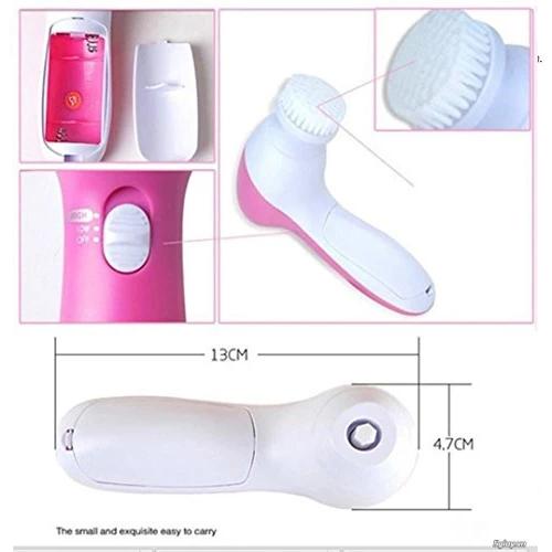 340 -5-in-1 Smoothing Body & Facial Massager (Pink) Sai Krupa Emart