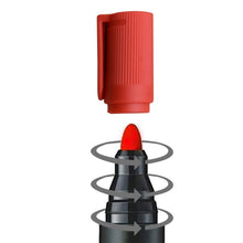 1626 Red Permanent Markers for White Board (Pack Of 12) 