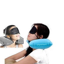 505 -3-in-1 Air Travel Kit with Pillow, Ear Buds & Eye Mask Sai Krupa Emart WITH BZ LOGO