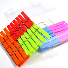 6272 36PC MULTI PURPOSE PLASTIC CLOTHES CLIPS FOR CLOTH WITH BOX DRYING CLIPS 