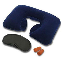 505 -3-in-1 Air Travel Kit with Pillow, Ear Buds & Eye Mask Sai Krupa Emart WITH BZ LOGO