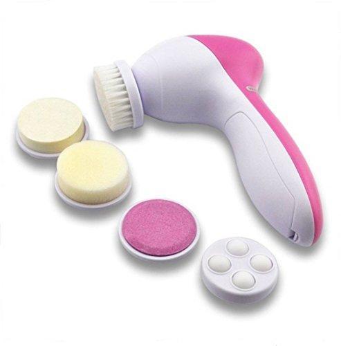 340 -5-in-1 Smoothing Body & Facial Massager (Pink) Sai Krupa Emart