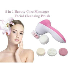 340 -5-in-1 Smoothing Body & Facial Massager (Pink) Sai Krupa Emart