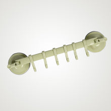 Towel Bar, Towel Holder with Moveable Hooks, Utensil Hanger in Kitchen I Bathroom, No Drill Easy to Install Hanging Rack