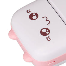 Pocket Mini Printer, Mobile Phone Bluetooth Connection Wireless Mini Thermal Printer with Android or iOS APP for Pictures, Portable Smart Printer,Contains 1 Rolls Thermal Paper, with Fast Paper Output for Photo Image
