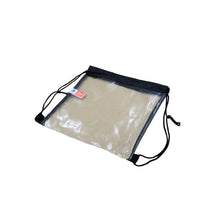MULTIPURPOSE PLASTIC WATERPROOF POUCH BAG, TRANSPARENT STADIUM BAG CLEAR STRING BAG FOR GYM CONCERT TRAVEL BEACH SWIMMING SPORT