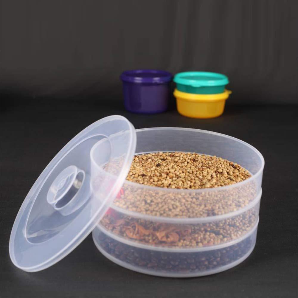 093 Plastic 3 Compartment Sprout Maker, White Sai Krupa Emart