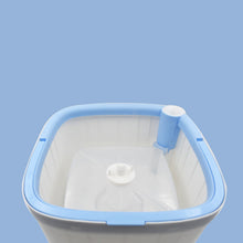 Round Shape Mop Head  with 1 Pad Extra Clean Water Spin Mop with Separate Water Bucket, Suitable for All Types of Flooring, Separates Dirty and Clean Water, Wet