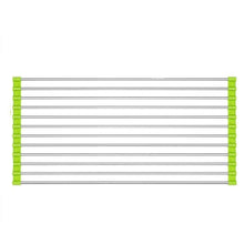 2064A FOLDABLE DRAIN RACK KITCHEN SINK ROLL UP DISH DRYING RACK PORTABLE DISH RACK 